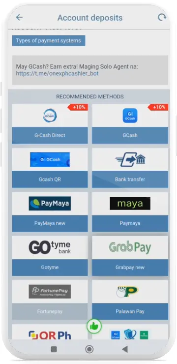Convenient and familiar payment methods for Filipinos at 1xBet